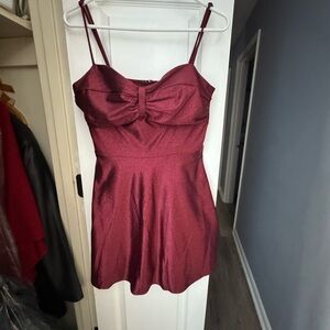 Windsor Burgundy Mini Dress